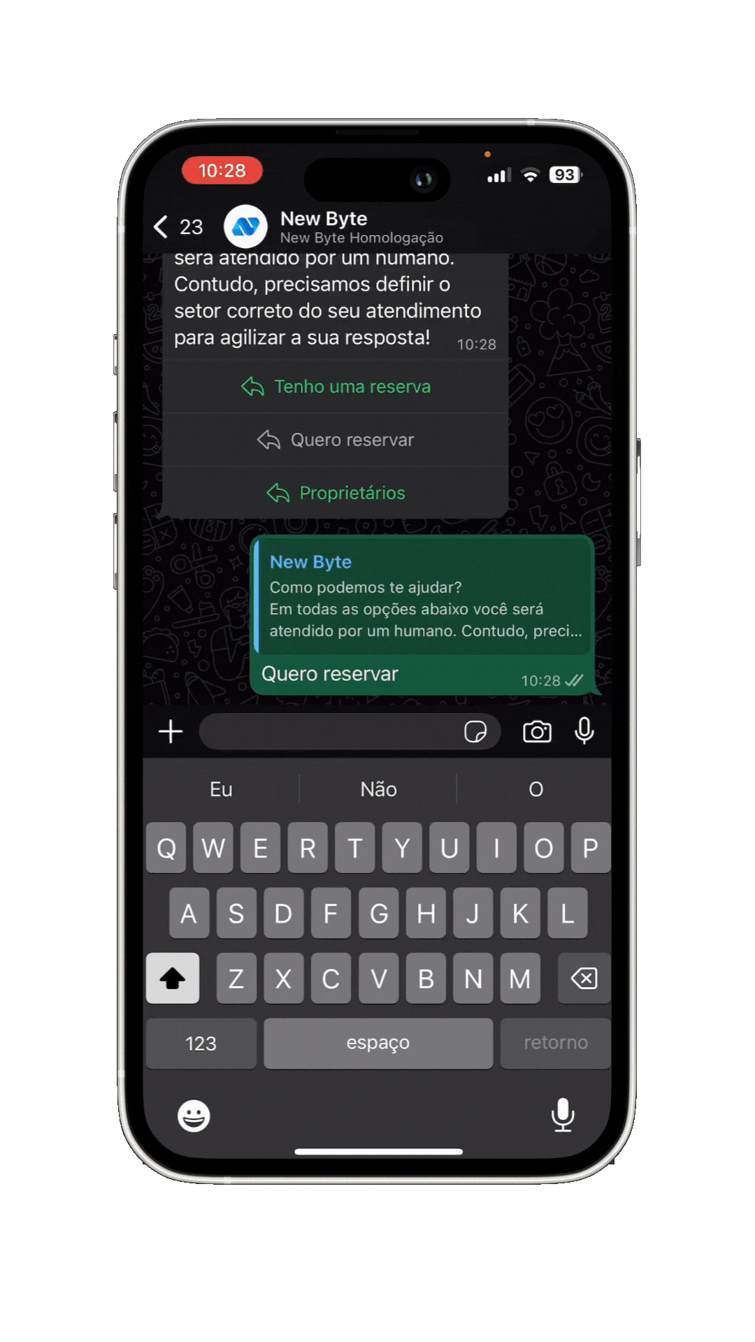 Vídeo sobre a função de IA para vendas da NewByte